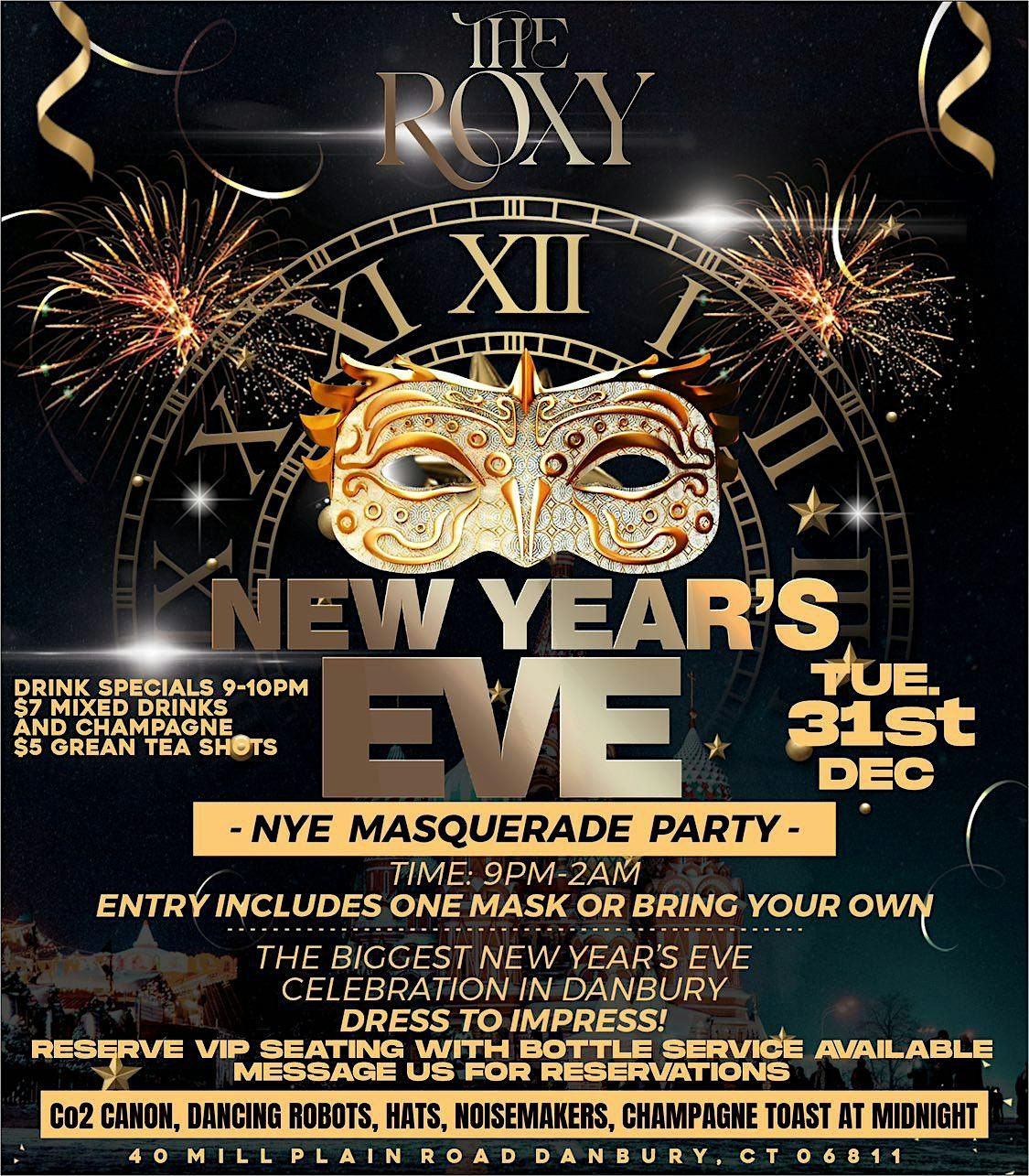 NYE 2025 masquerade party