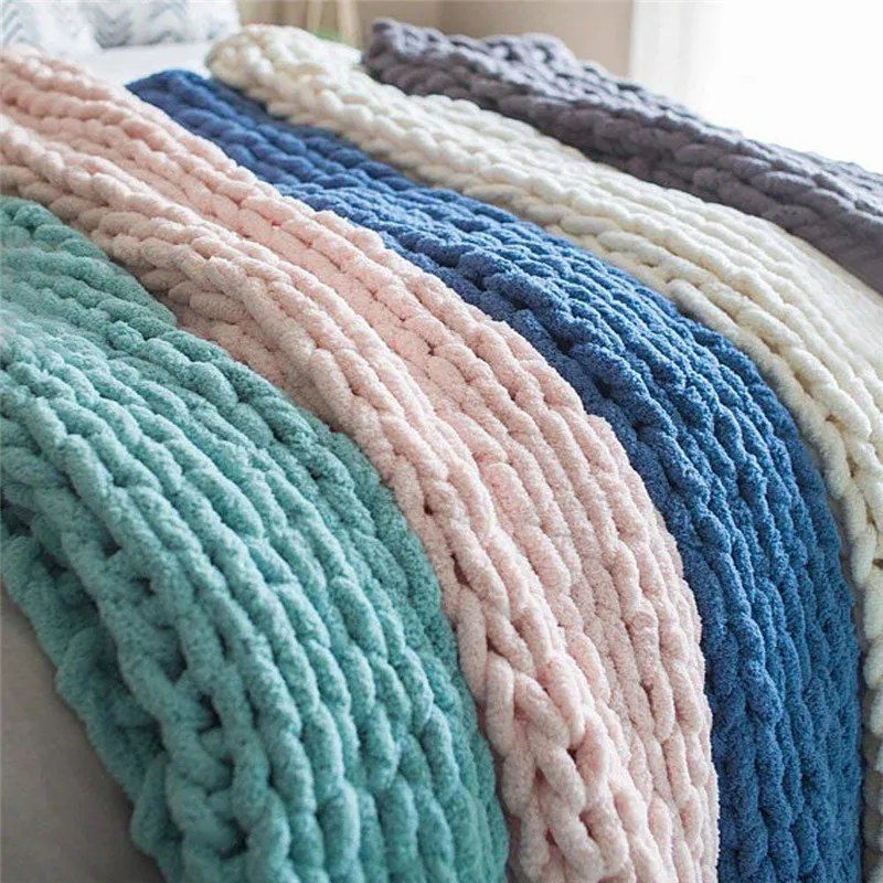 Hand-Knit Chunky Blanket Class