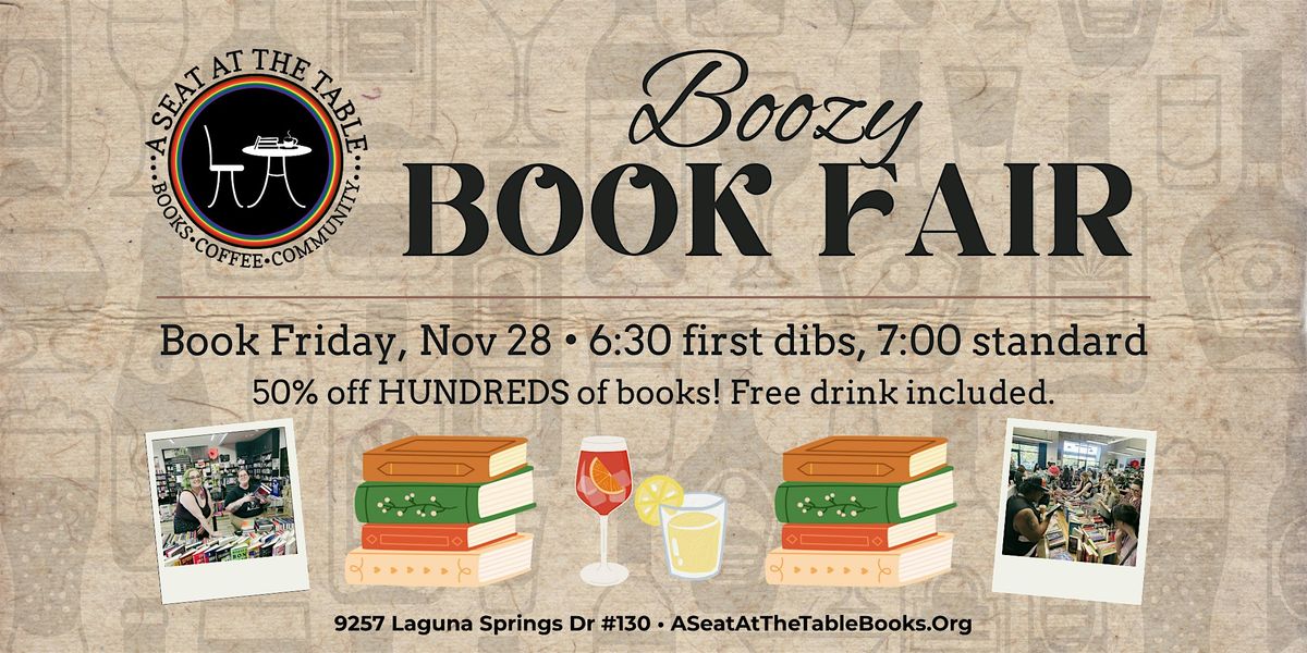 Boozy Book Fair: Book Friday Edition