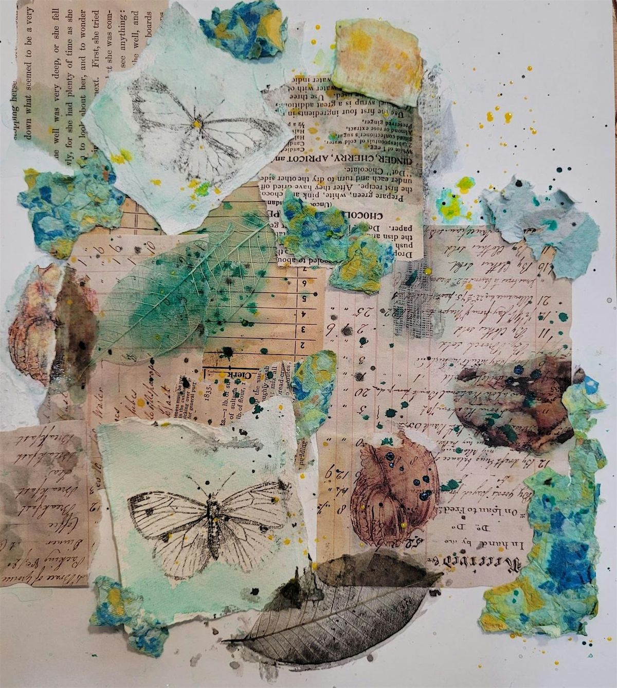 Sesiynau Collage a Chyfryngau  Cymysg \/ Collage & Mixed Media Sessions