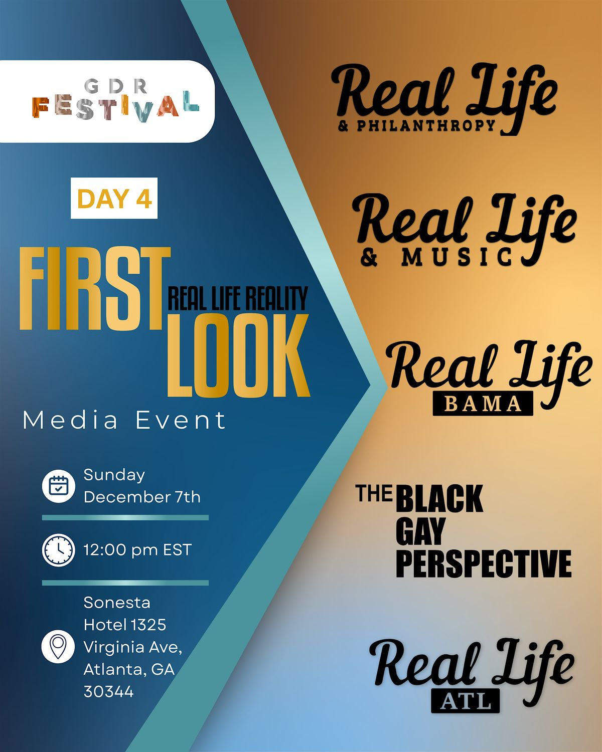 Real Life Reality: FIRST LOOK 2026 | The GDR Festival