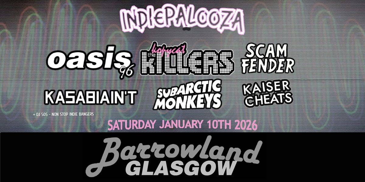 Oasis Tribute Band - Oasis 96 - Glasgow Barrowland Ballroom - 10th Jan 2026