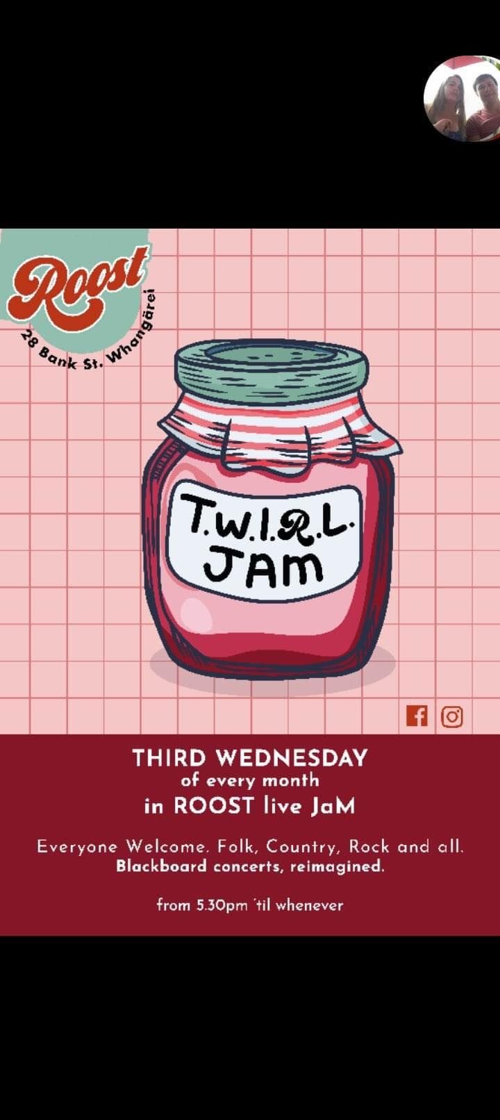 TWIRL JAM Open Mic