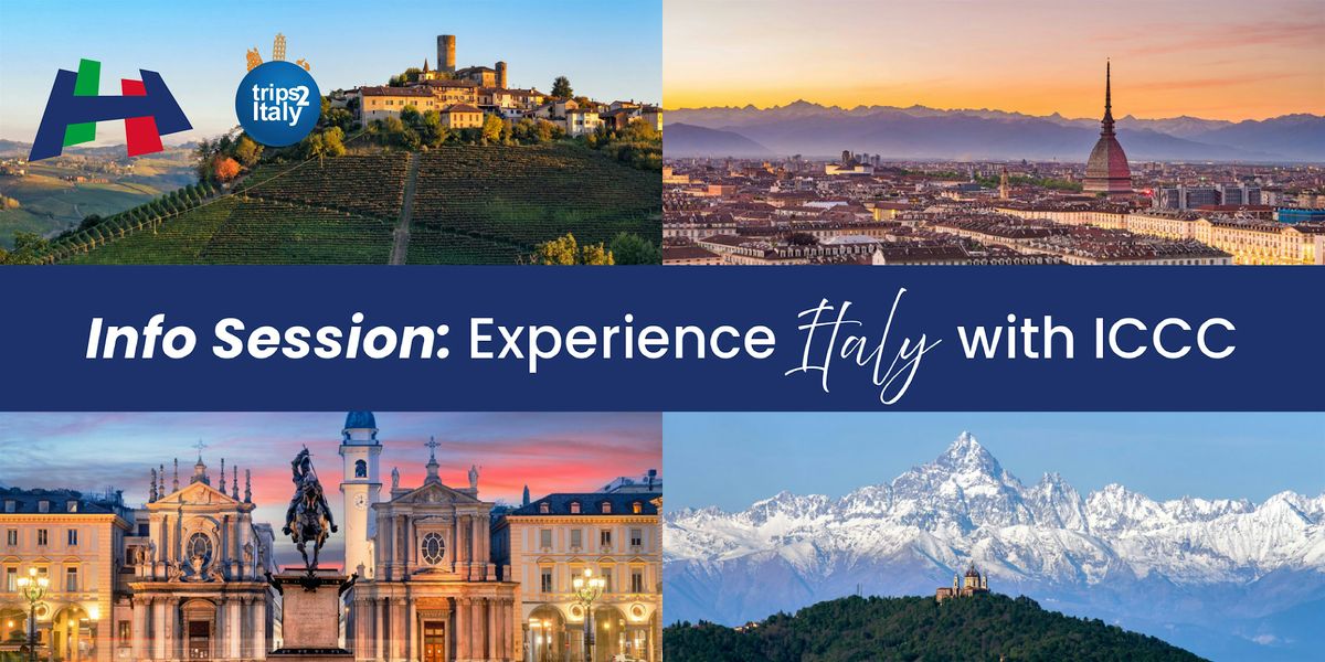 Info Session: Experience Italy with ICCC Houston