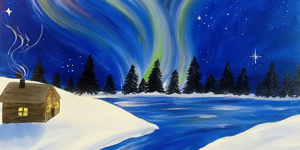 Majestic Northern Lights - Paint and Sip by Classpop!\u2122