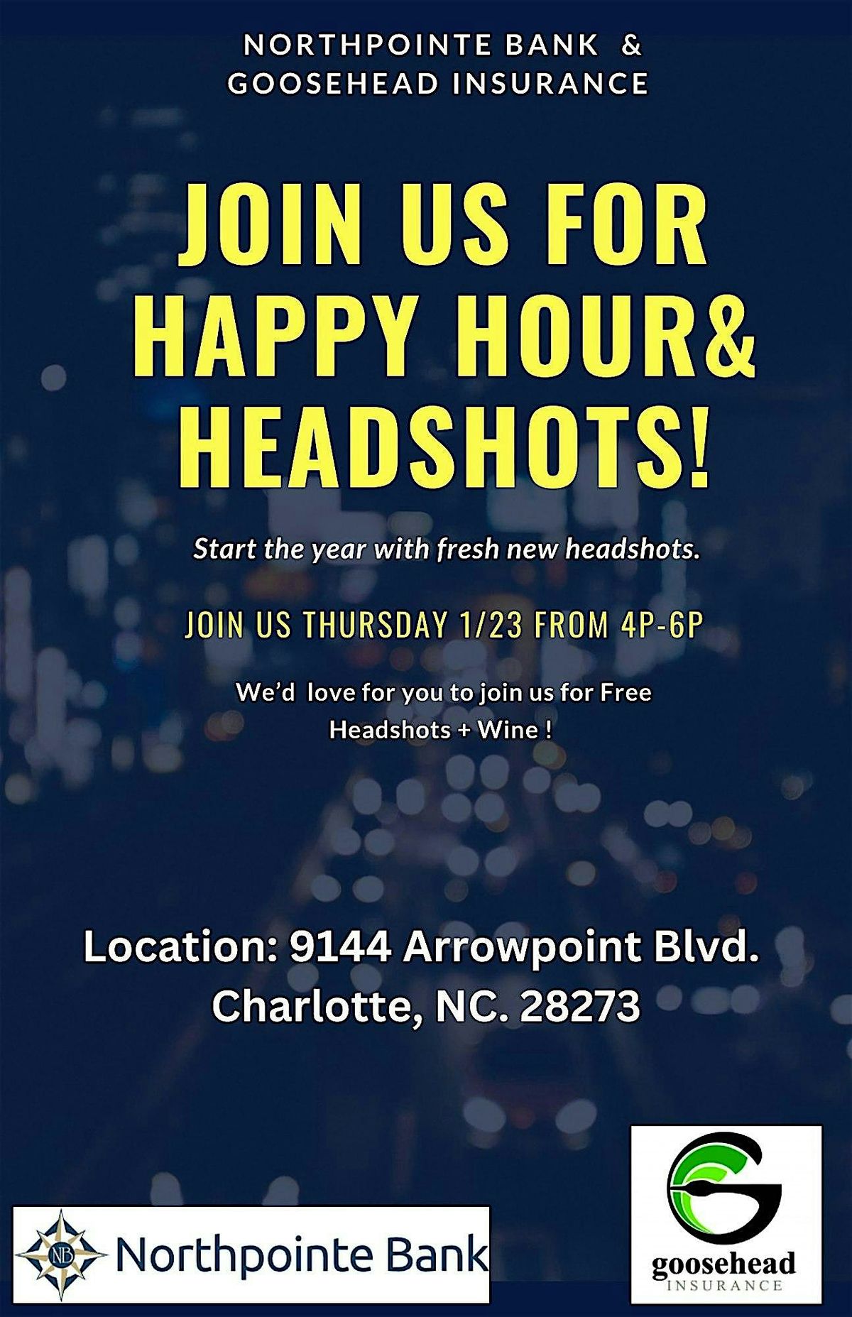 Happy Hour & Head Shots