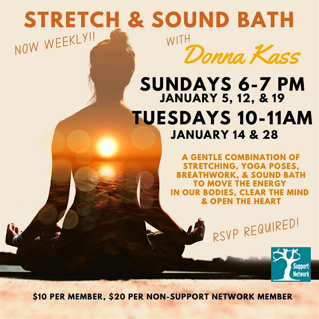 Gentle Stretch & Sound Bath with Donna Kass