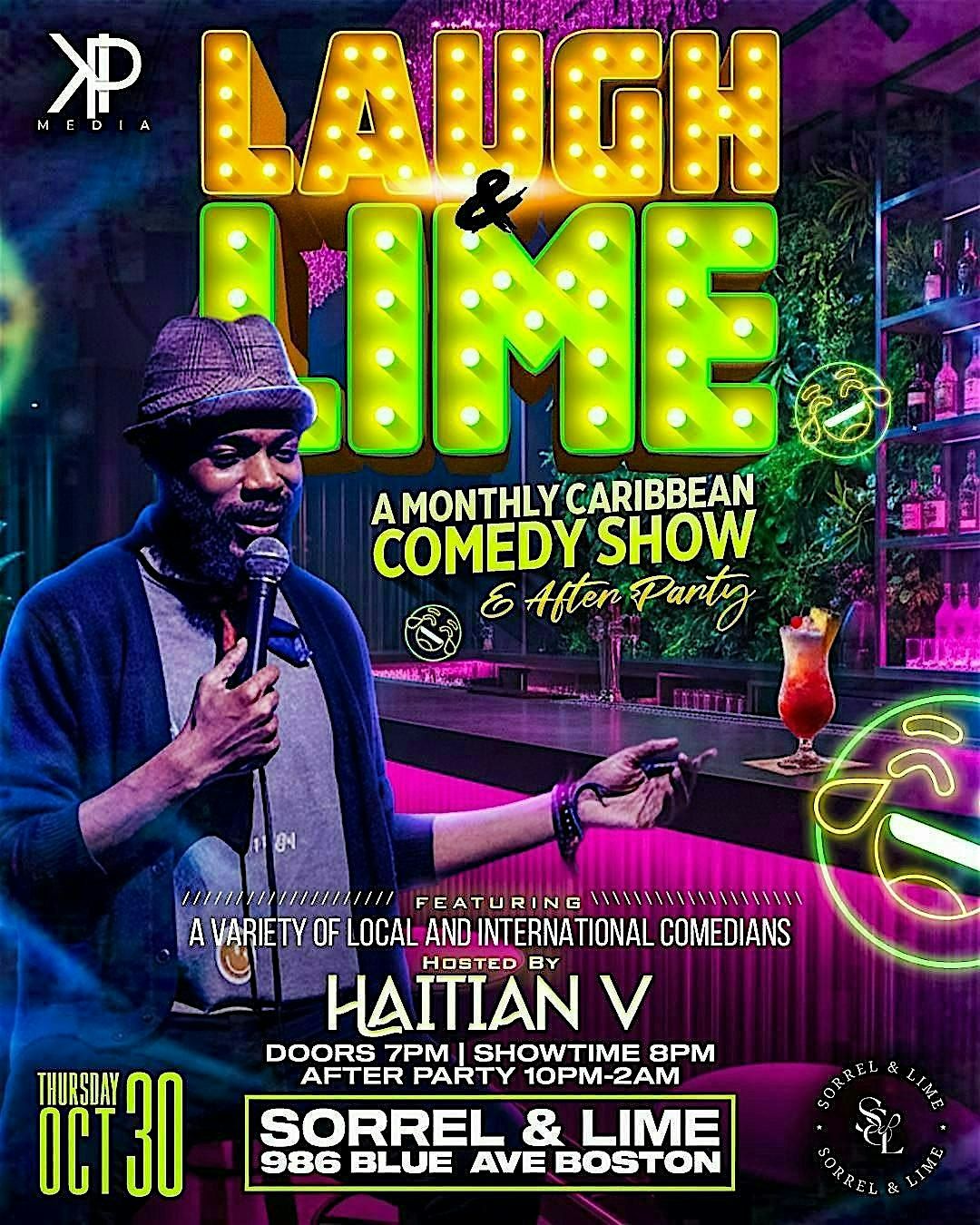 Laugh & Lime "a caribbean comedy show and after party