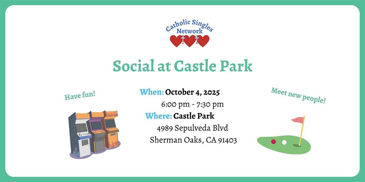 Social at Castle Park -- Catholic Singles Network