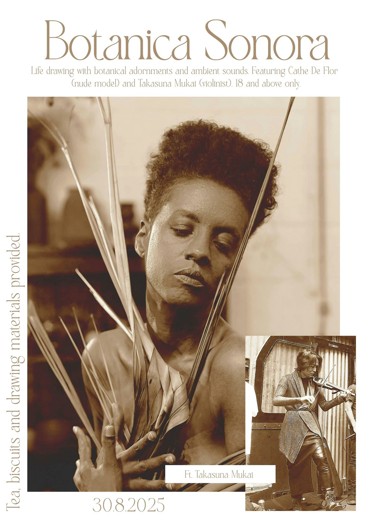 Botanica Sonora - Life Drawing with Botanical Adornments & Live Soundscape