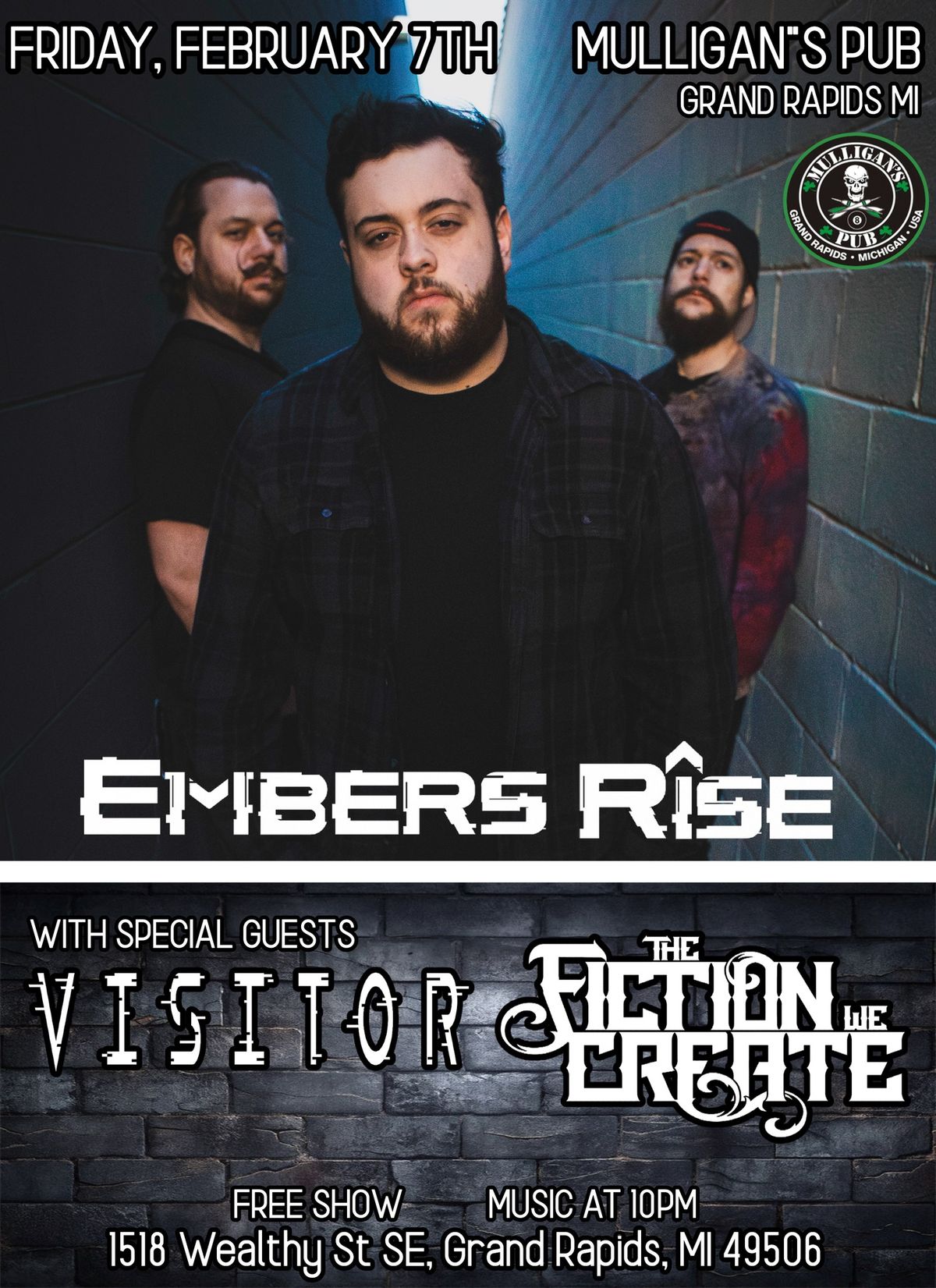 Embers Rise \/ Visitor \/ The Fiction We Create 