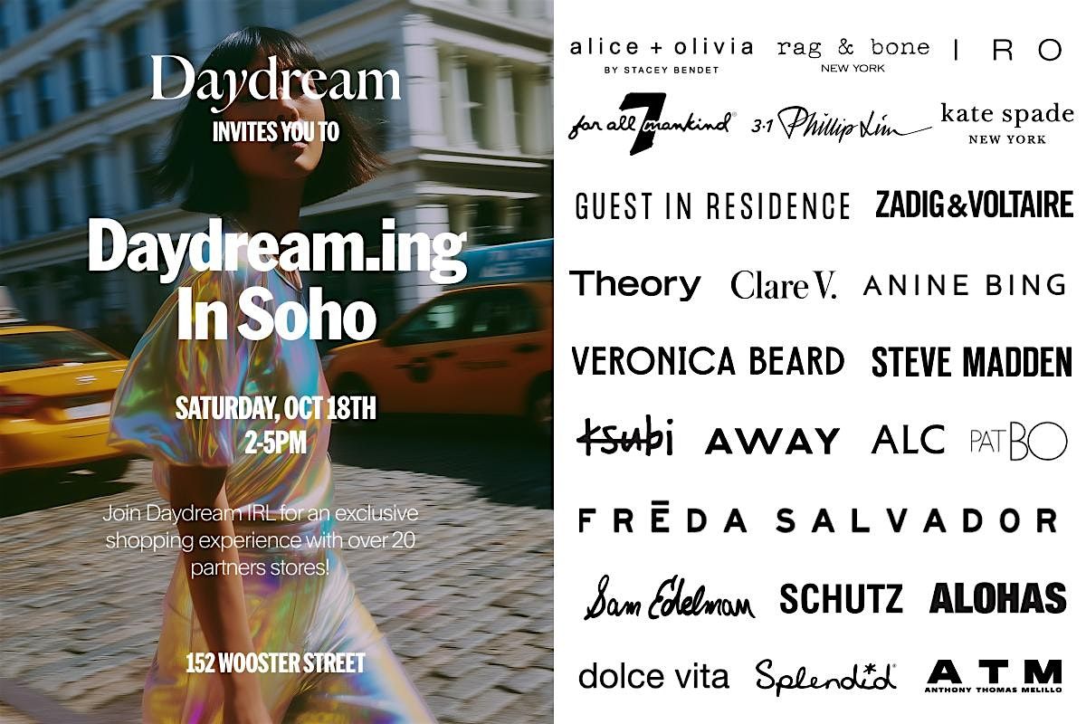 Soho Shopping Experience! Discounts, giveaways and fun at 25 fashion stores
