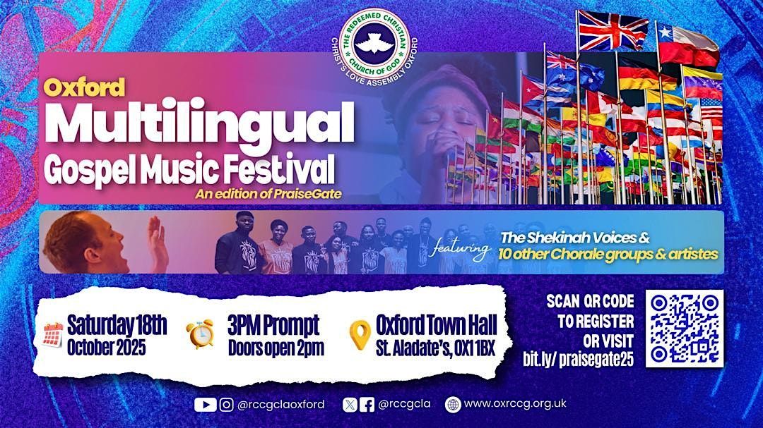 Oxford Multilingual Gospel Music Festival (PraiseGate 2025)