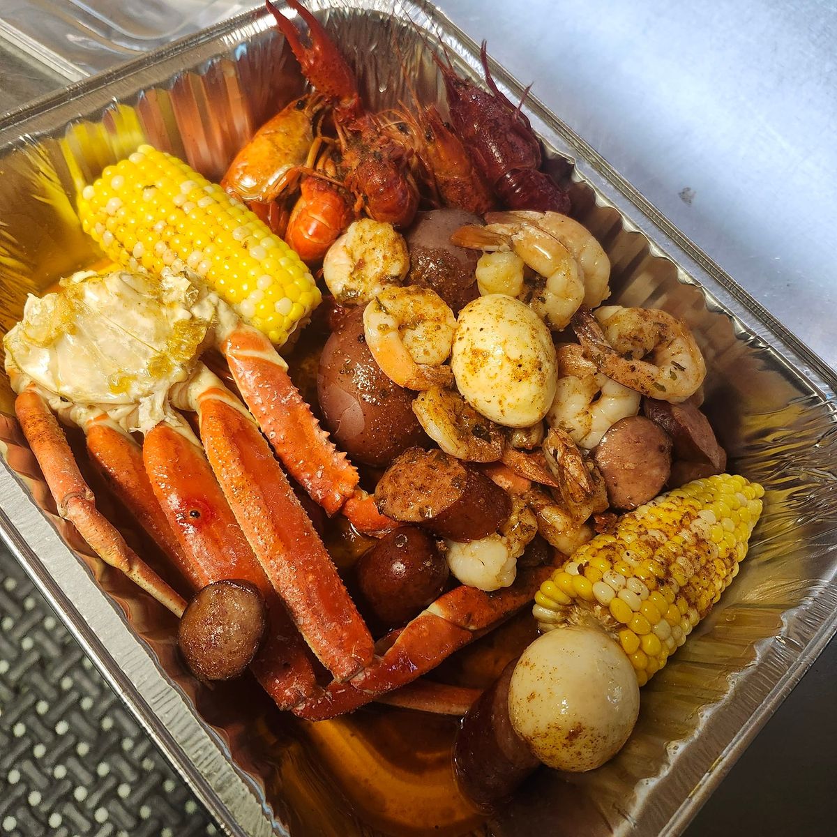 Seafood Boil at The Huddle!