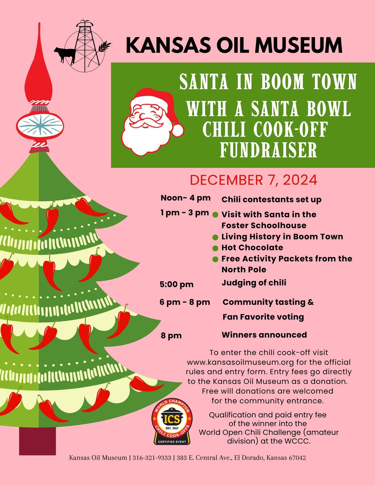 Santa in Boom Town & Santa Bowl Chili Cook Off