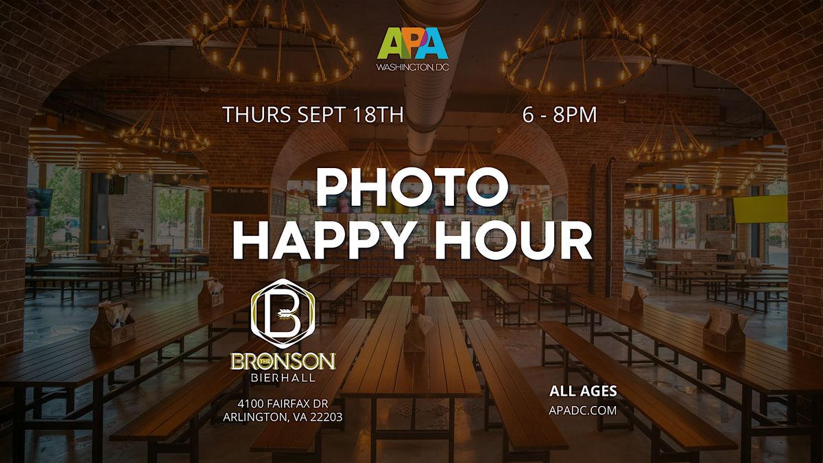 APA|DC: September Photo Happy Hour!