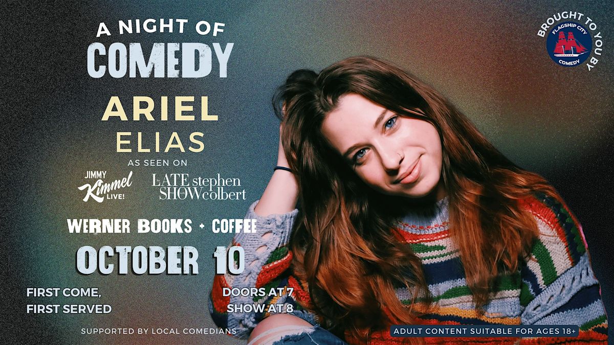 Headliner Ariel Elias at Werner Books and Coffee