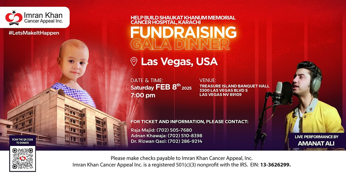 Shaukat Khanum Fundraising Gala Dinner in Las Vegas, USA