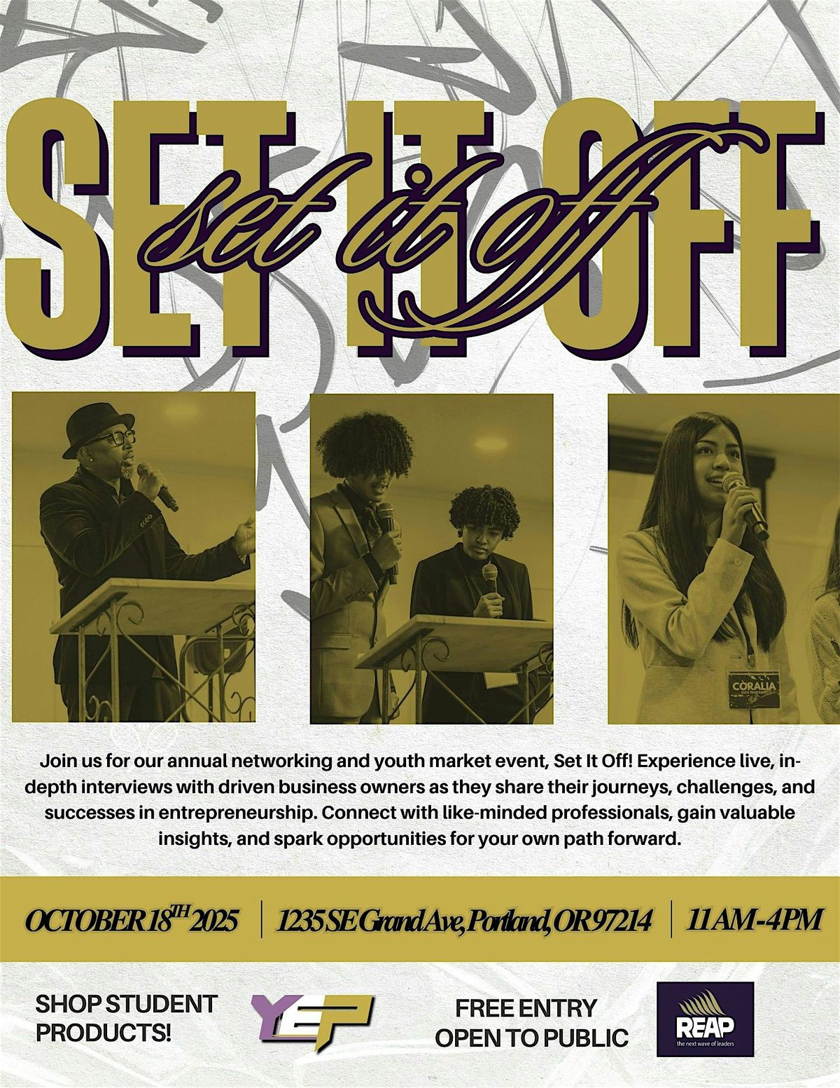 Youth Market - Come Shop & Network with Youth Business Owners! Set It Off!