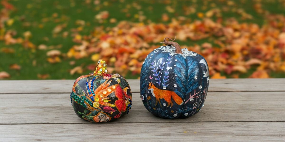 Sparkle & Sip: Pumpkin BeDazzling Workshop \u2728