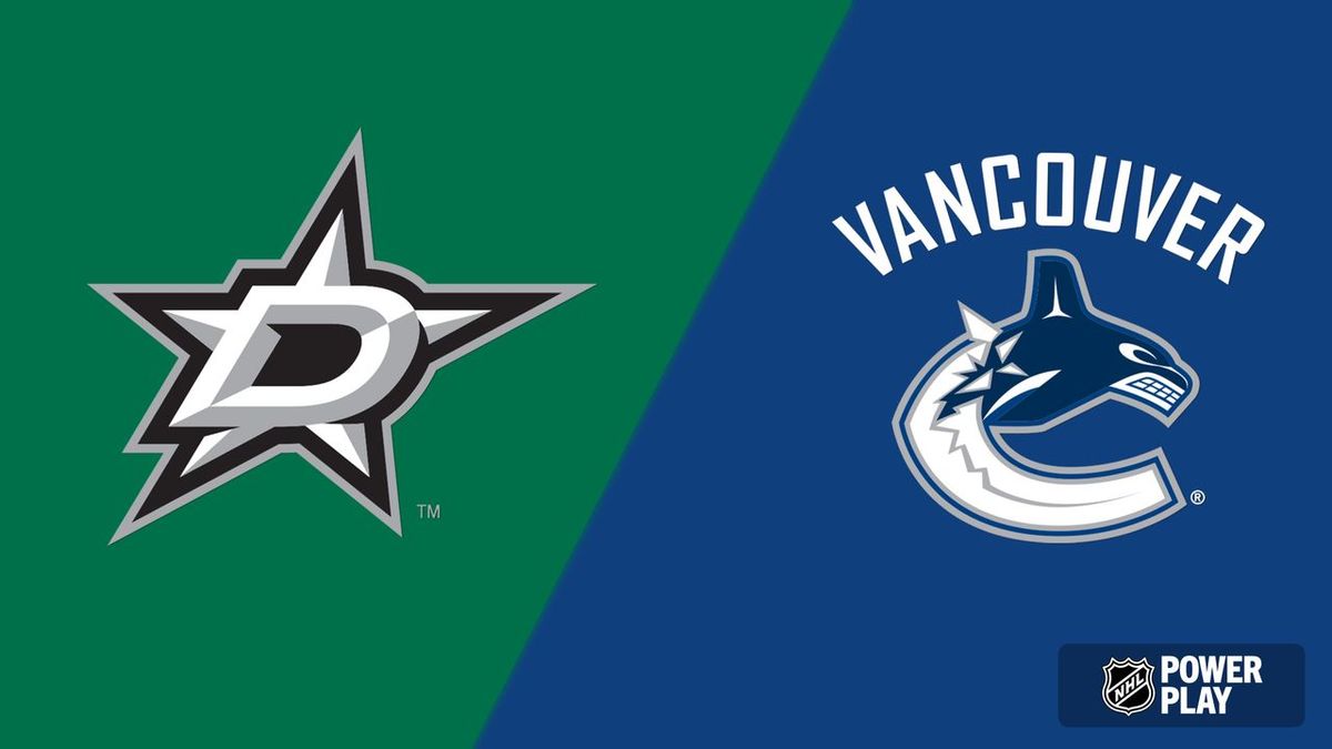 Dallas Stars at Vancouver Canucks at Rogers Arena