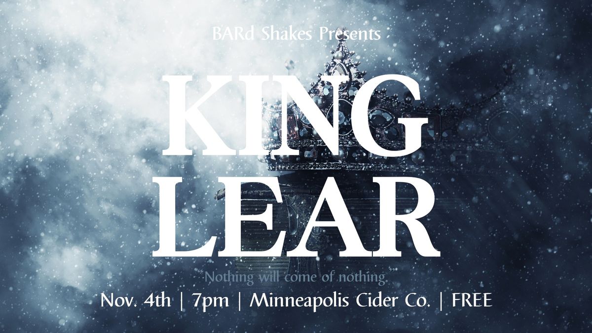 BARd Shakes Presents - KING LEAR