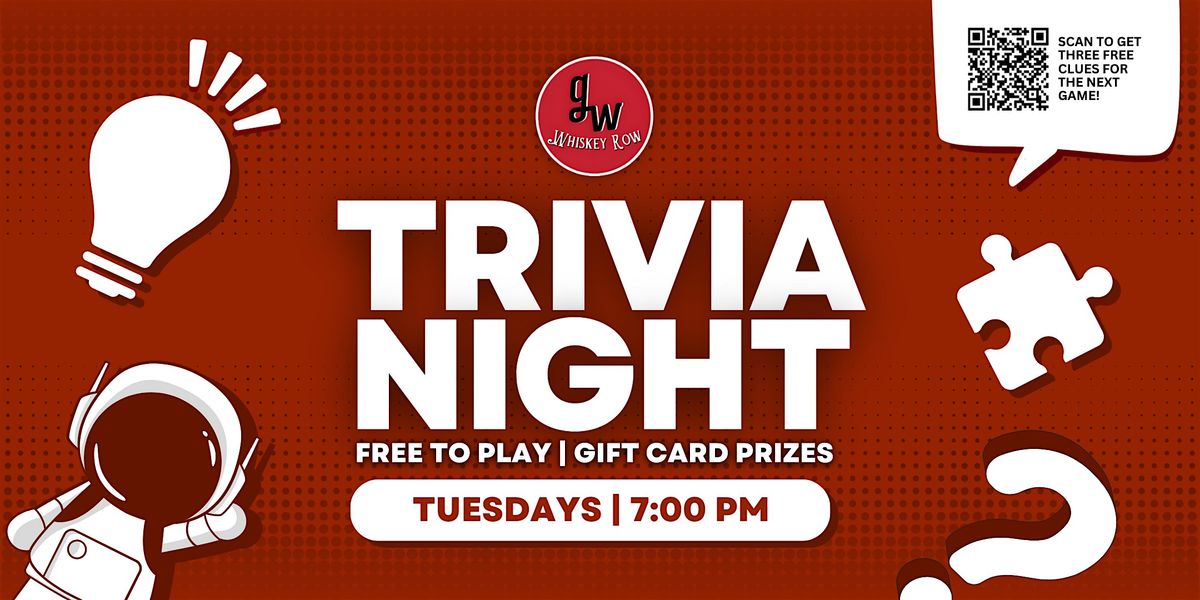 Trivia Night at Goodwood Whiskey Row