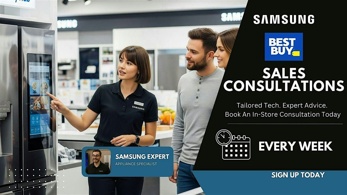 Samsung Appliance Appointment Based Sales Consultations - Richmond