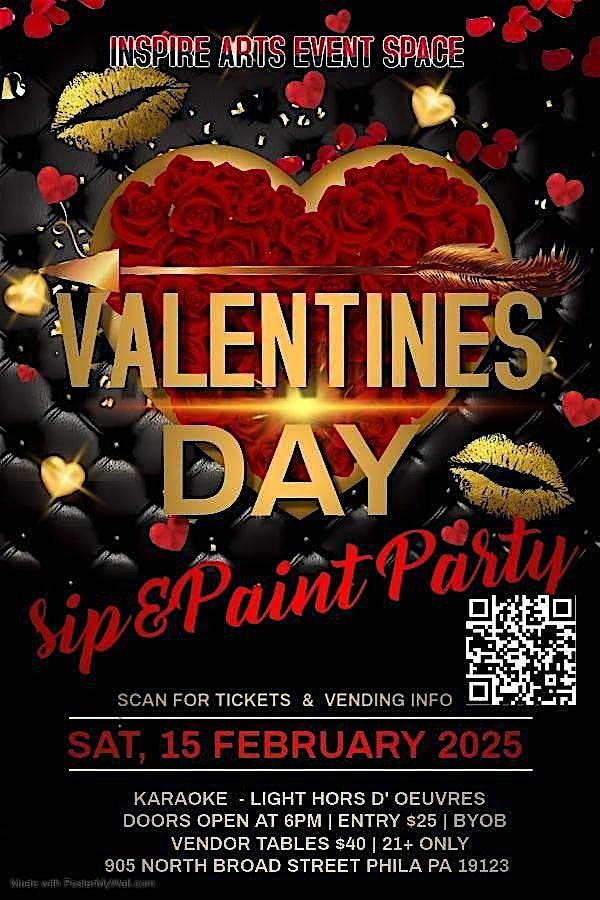 Valentines Day  Sip & Paint