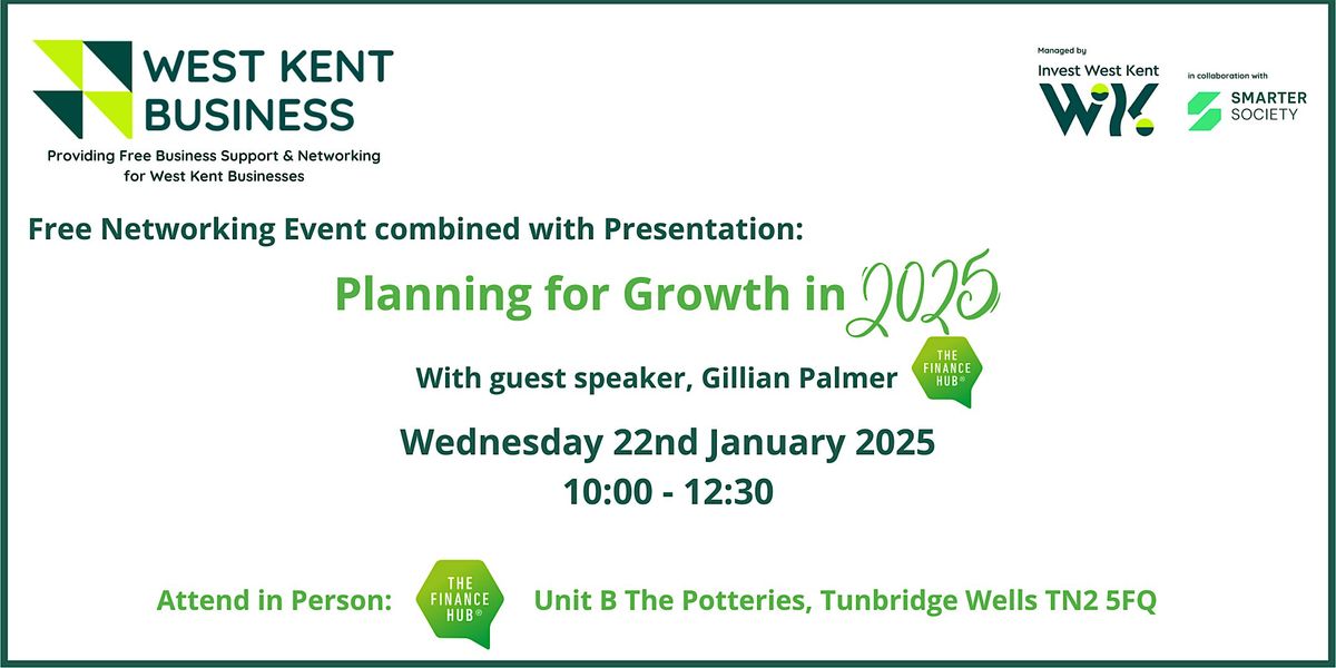 Planning for Growth in 2025 - In Person