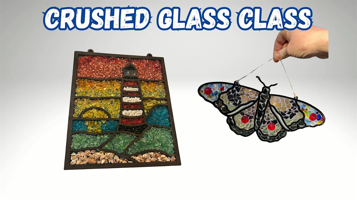 Crushed Glass Class at Magothy Inn Pasadena  w Maryland Craft