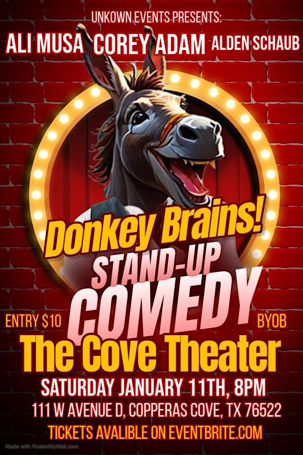 Donkey Brains! Stand Up Comedy.