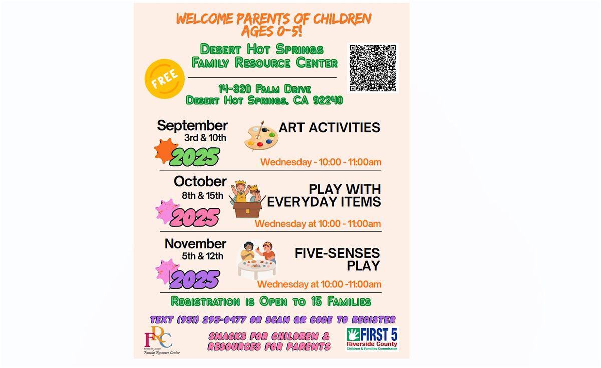 \u2728 Fall Family Play & Learn Series (Ages 0\u20135)
