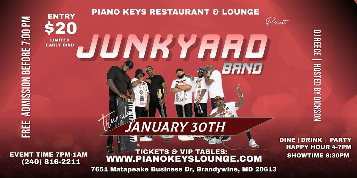 Junkyard Band @ Piano Keys Lounge Jan 30th