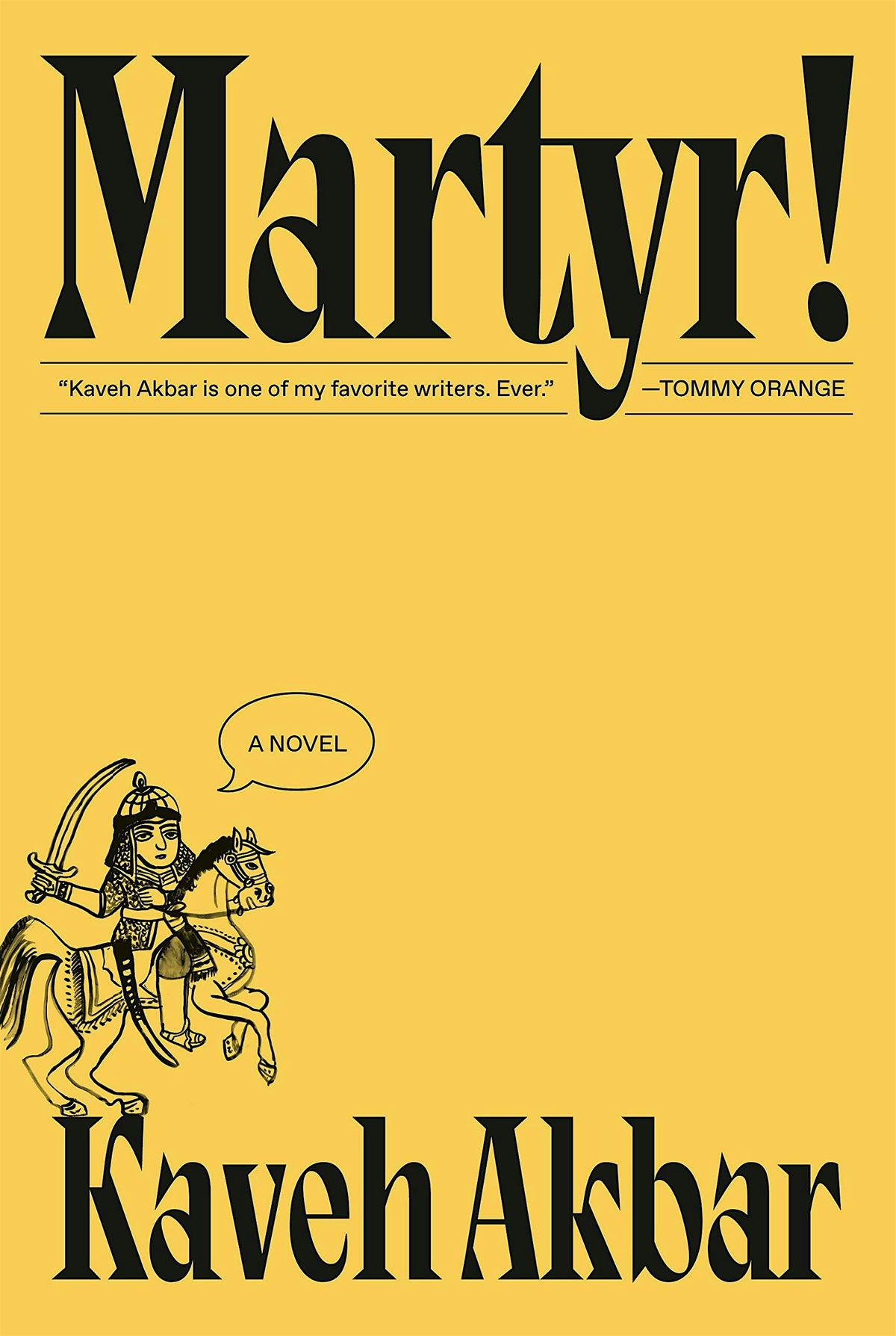 Hudson Park Book Club: Martyr! by Kaveh Akbar (October 1st)