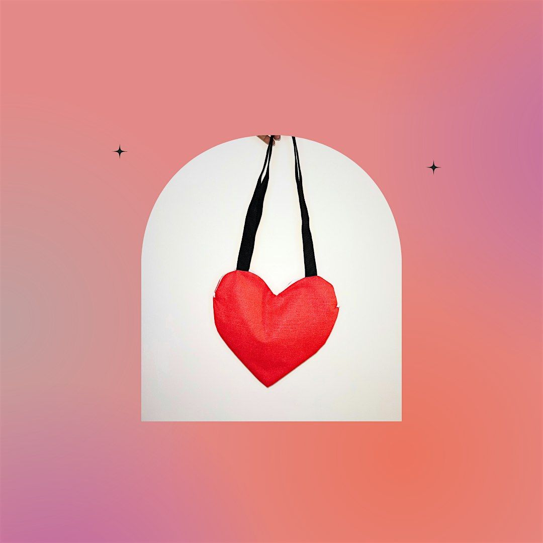 Mini Heart Tote Bag Sewing Workshop!