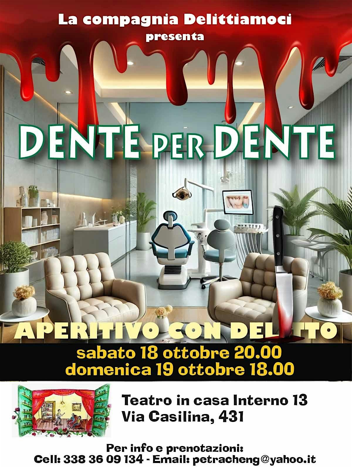 Aperitivo con delitto "Dente per dente"