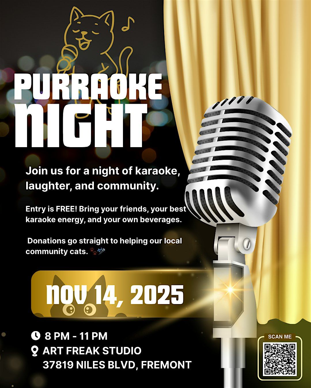 Karaoke Night at Art Freak Studio