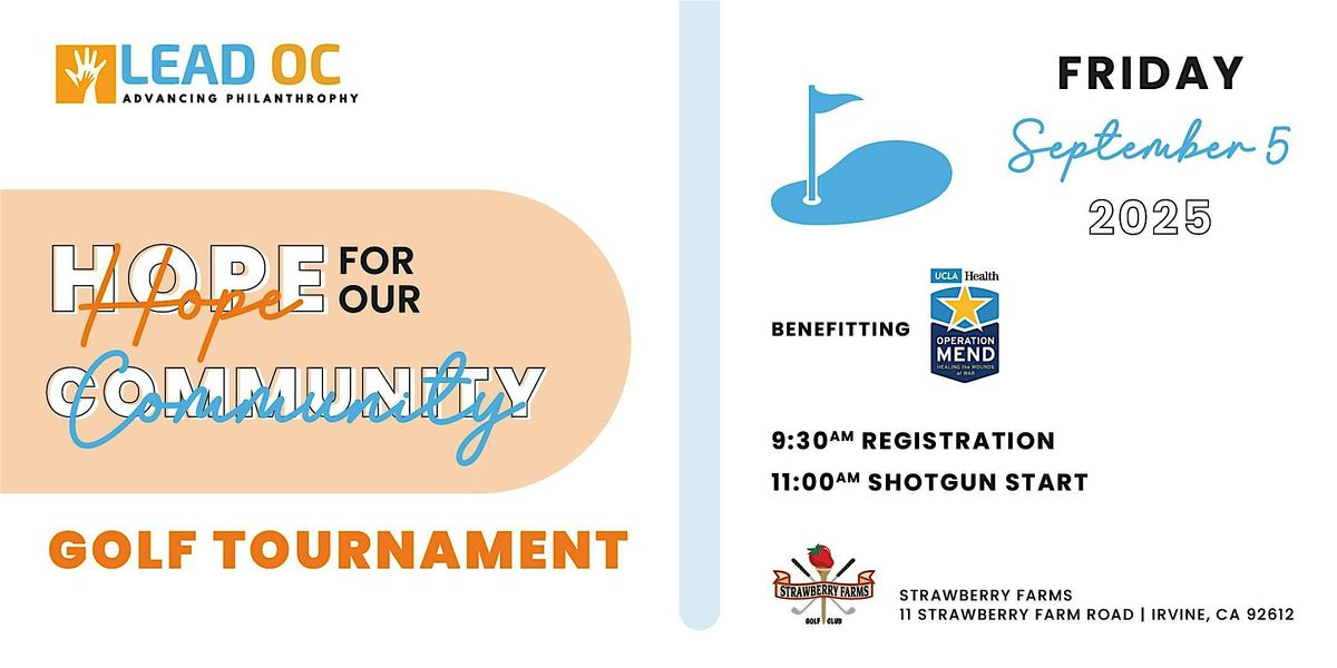 LEAD OC | 2025 Charity Golf Tournament