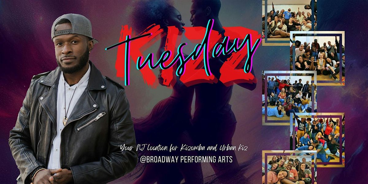 TuesdayKIZZ 8 wk Cycle: Beginner and Intermediate KIZOMBA Classes