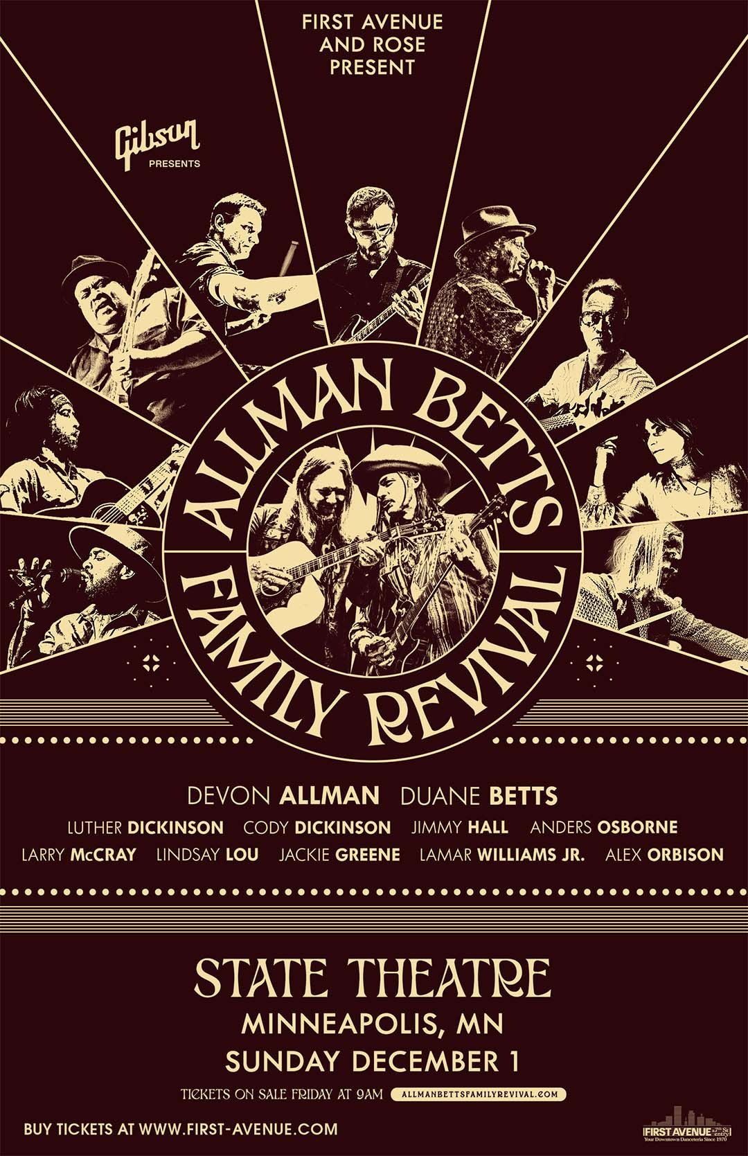 Allman Betts Family Revival at State Theatre Minneapolis