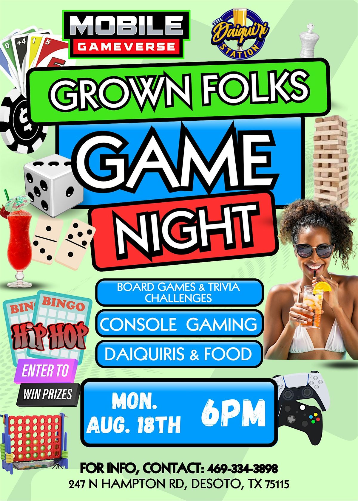 Grown Folks Game Night!