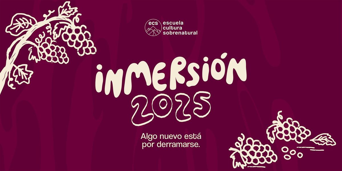 INMERSI\u00d3N 2025   - CULTURA SOBRENATURAL
