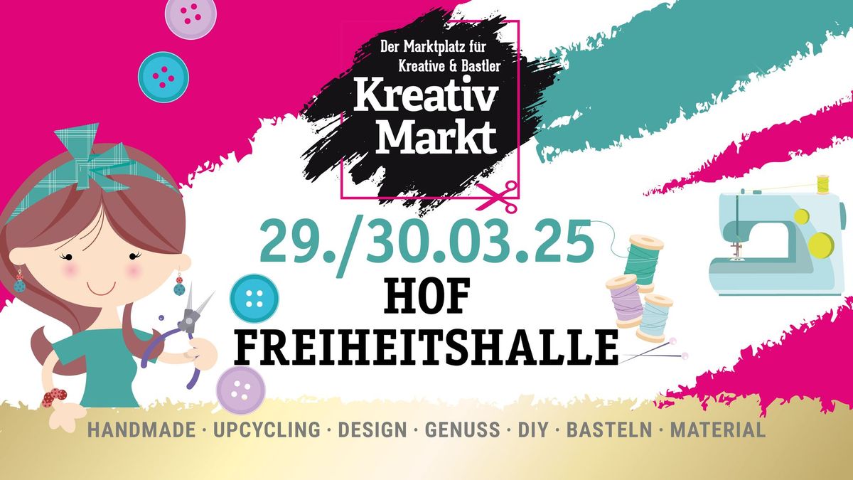 Kreativmarkt \/ Freiheitshalle Hof