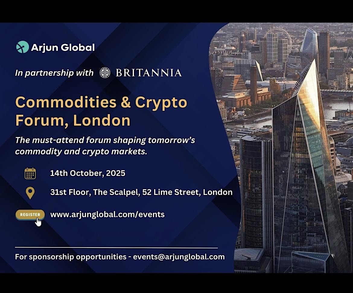 Commodities & Crypto Forum, London