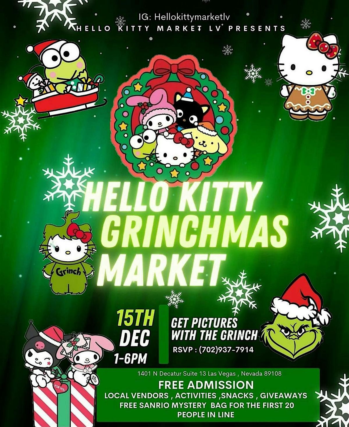 Hello Kitty Grinchms Clay Workshop