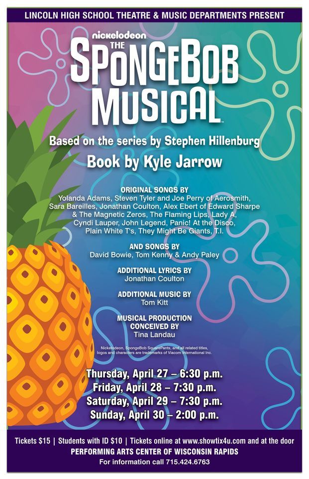 LHS Theatre and Music Dept. Present: The SpongeBob Musical, Performing ...