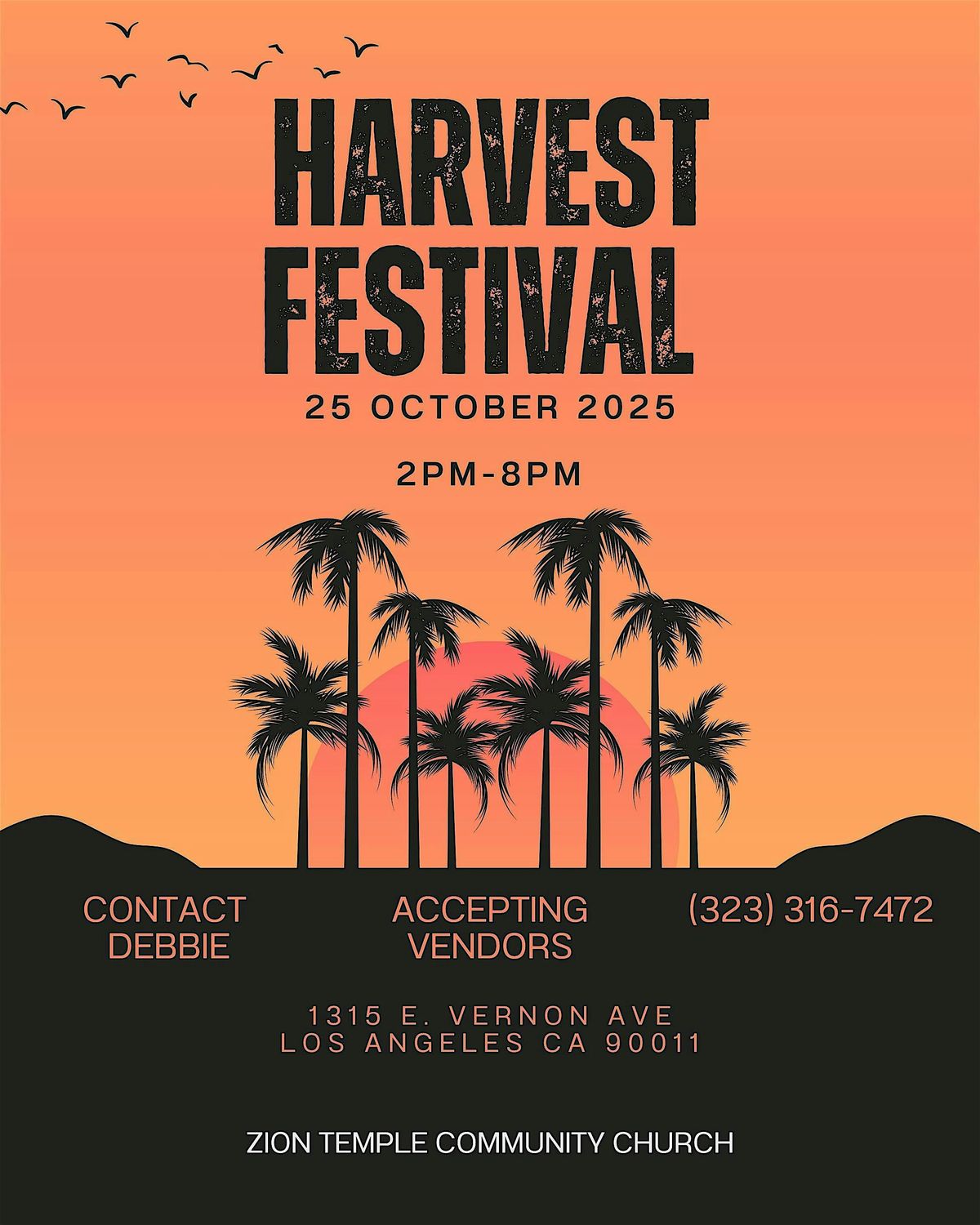 Zion Temple Annual Harvest Festival