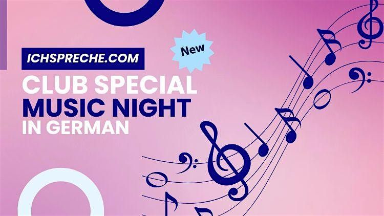 German Conversation Club Special "Music Night"