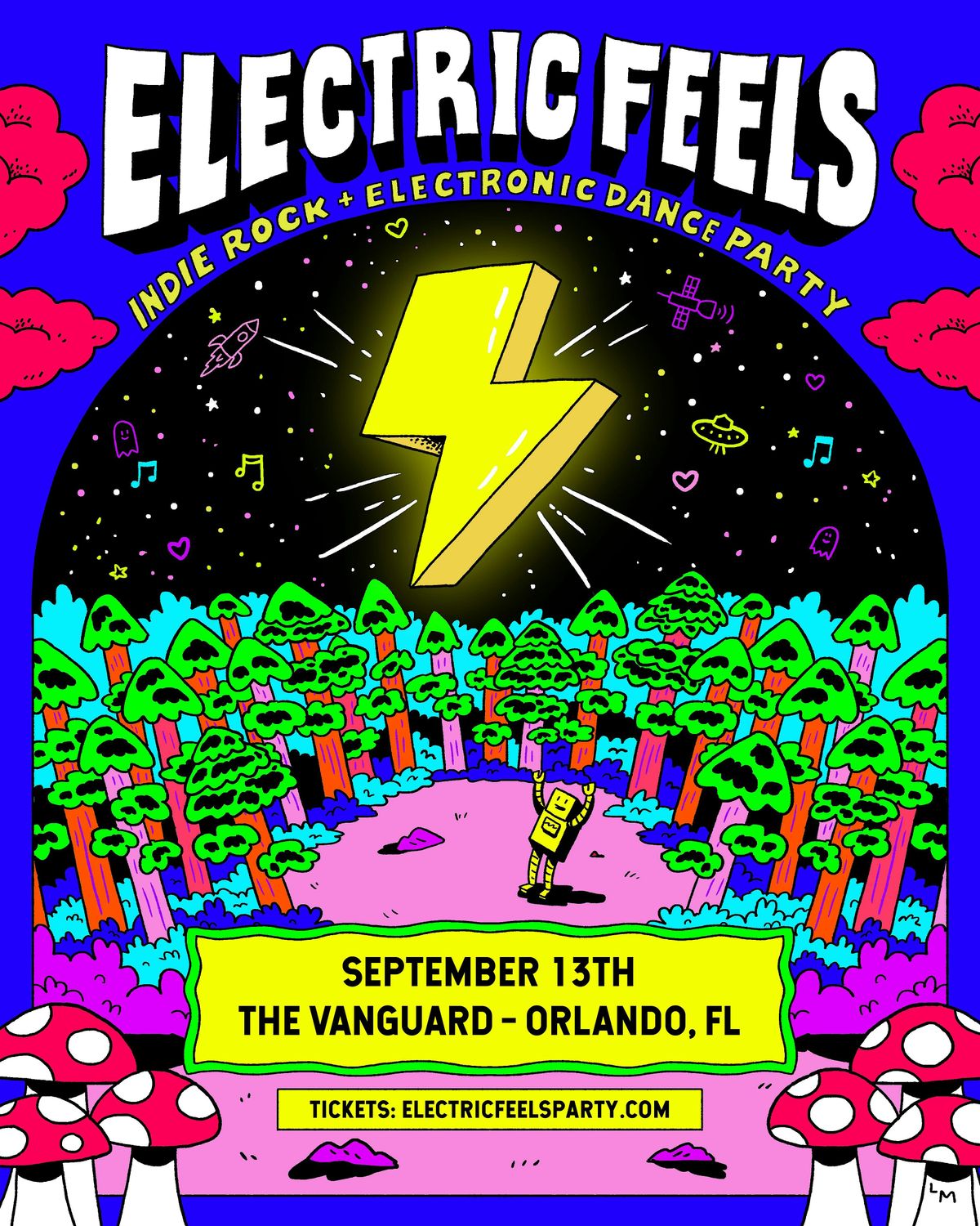 Electric Feels: Indie Rock + Electronic Dance Party